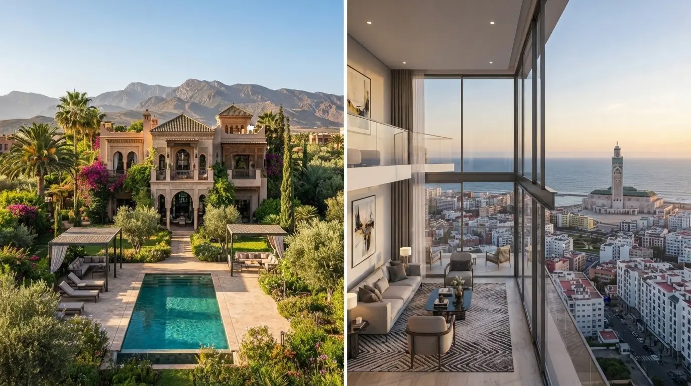 Appartement ou villa au Maroc : lequel choisir selon votre profil ?