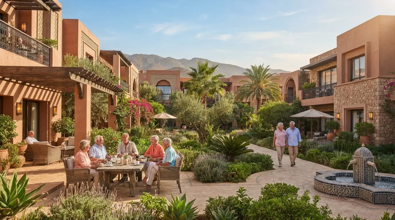 Immo locatif senior : coliving et résidences services au Maroc