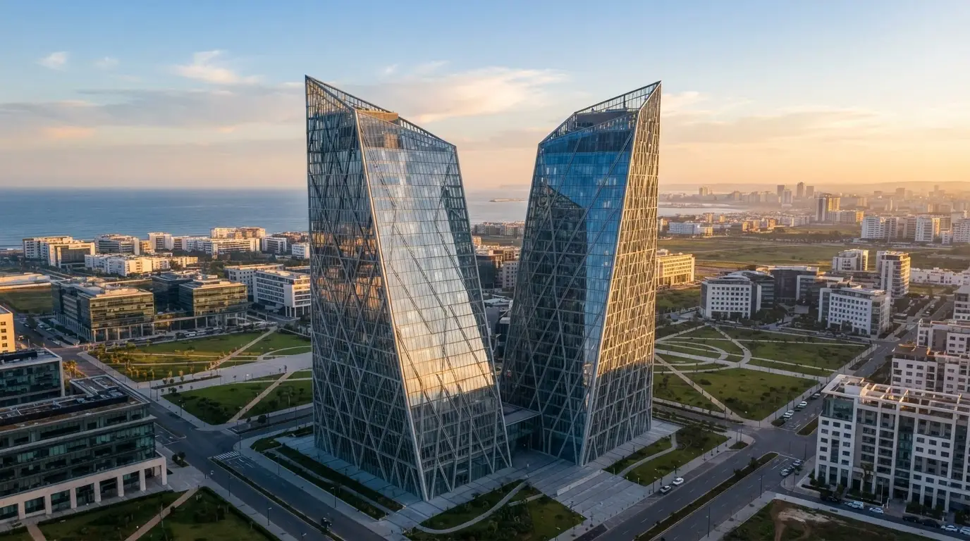 Immobilier de bureau à Casablanca Finance City : investir en 2026