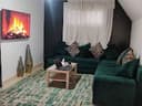 دوبليكس 3غرف مع طابق علوي خشبي على طراز التركي