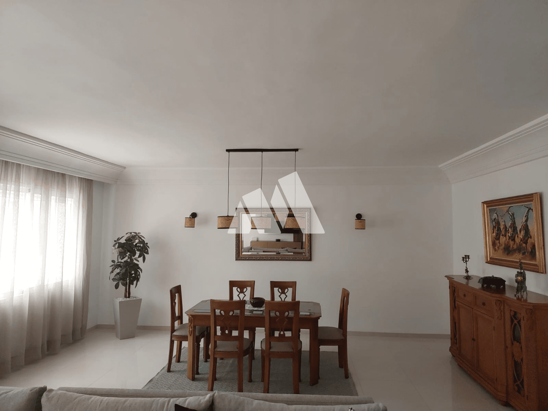 Appartement 3 chambres meublé avec terrasse à louer à Palmier Maarif — photo 1