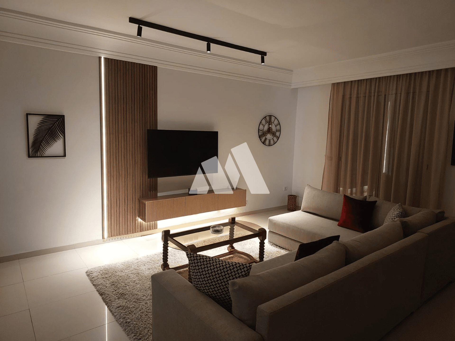 Appartement 3 chambres meublé avec terrasse à louer à Palmier Maarif — photo 2