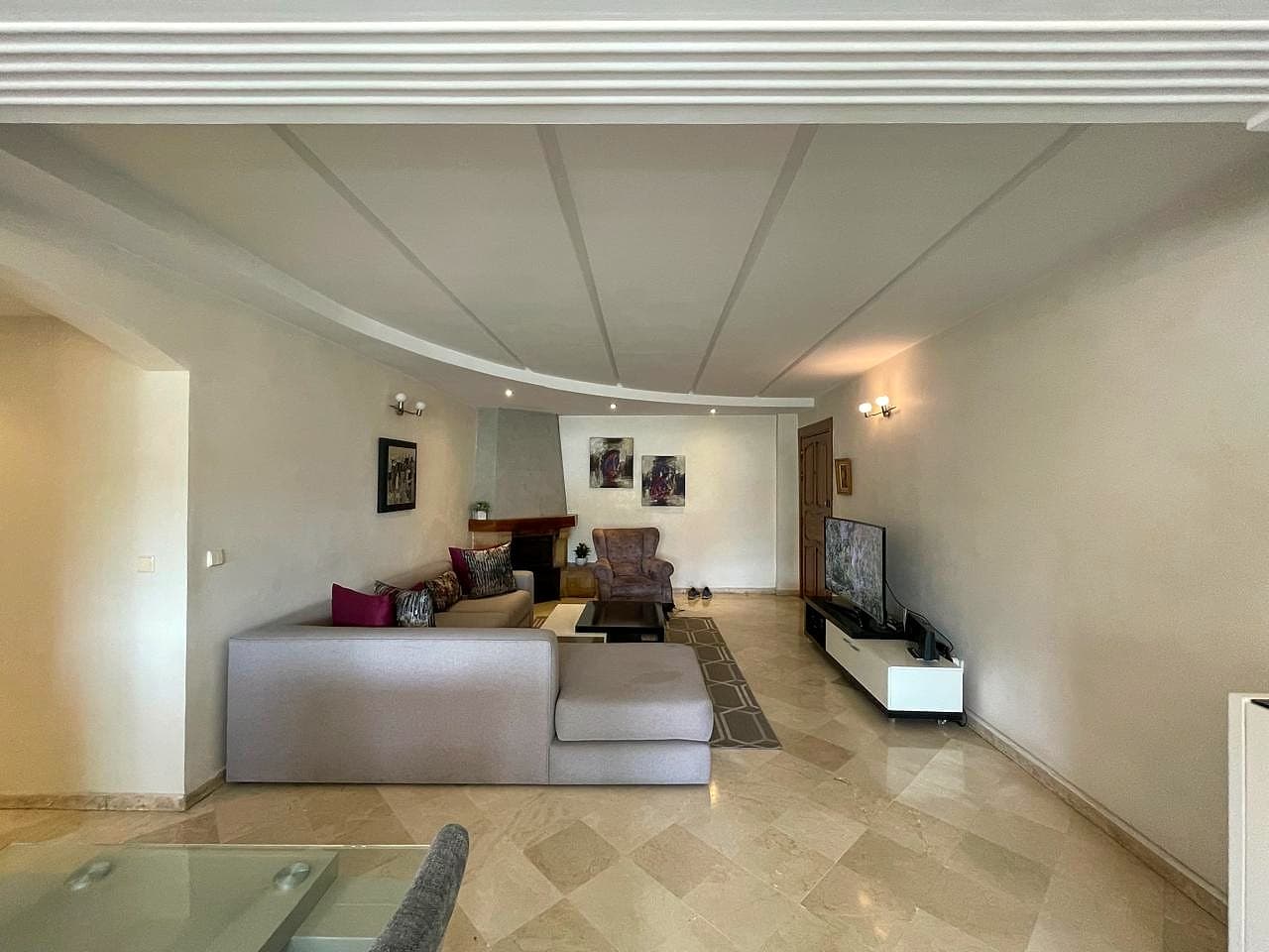 Appartement 3 chambres meublé avec jardin à louer à Maarif Casablanca — photo 4