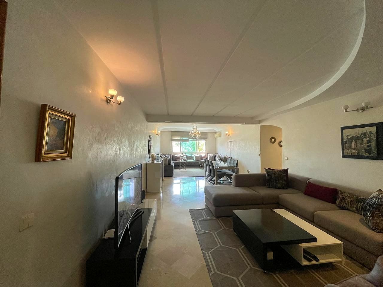 Appartement 3 chambres meublé avec jardin à louer à Maarif Casablanca — photo 14