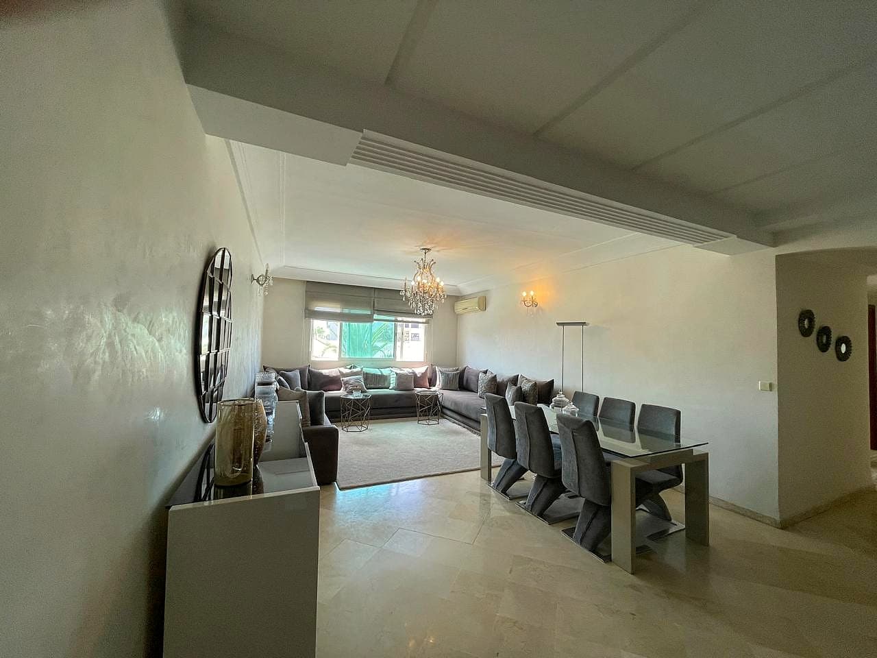 Appartement 3 chambres meublé avec jardin à louer à Maarif Casablanca — photo 13