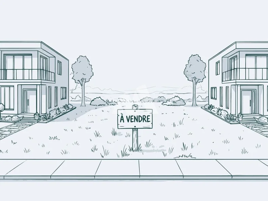 Terrain de 240 m² — 1