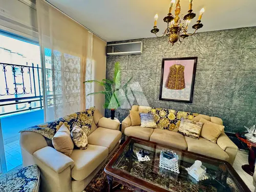 Appartement meublé 123m² 3 chambres terrasse Maarif Casablanca à vendre