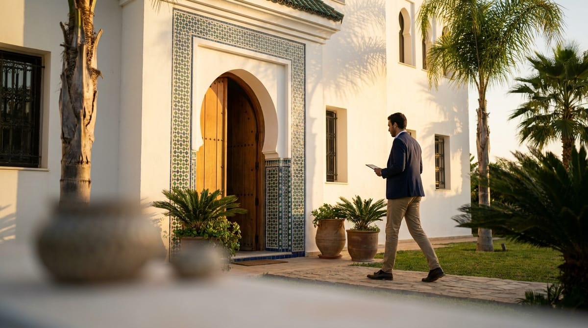 Villa vérifiée par un conseiller Menzil avant mise en ligne